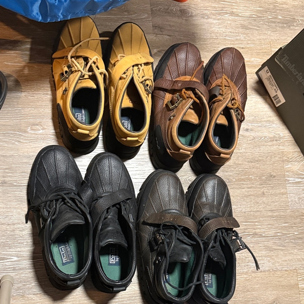 Men's Polo boots.  All in good condition.  Sale as a bundle.